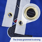 AMZFLAG Pennsylvania State Flag 3x5 ft Outdoor, Double Sided PA Pennsylvania Flag with 2 Brass Grommets Heavy Duty