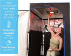 The Miracle Sauna - Full-Size Portable Far Infrared Sauna with Side Panels, Heated Floor Mat, and Portable Chair - Experience Personal Portable Spa for Complete Relaxation.