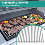 Stainless Steel Genesis II Grill Grates for Weber Genesis 2 Grill Parts Porcelain Enameled Flavorizer Bars Heat Deflector for Weber Genesis II E-410 S-410 II LX E-435 S-435 E-440 S-440 GS4