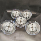 Acrylic Hollow Ball, Clear Plastic Fillable Ornaments Ball, DIY Clear Plastic Balls for New Years Present,Xmas Tree,Home Decoration,Wedding,Party (16cm/6.3inch，5pcs)