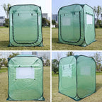 Porayhut Pop Up Greenhouse Tent,Portable X-Large Walk-in Flower House ,Indoor Outdoor Gardening Plant Sunshine Room with PE Mesh Cloth Cover for Protecting Plant from Cold Frost & Birds
