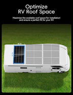 220W Solar Panel, 25.4% High Efficiency Monocrystalline with 10BB & Hidden Busbar Tech, MC4 Connectors, IP68 Waterproof for 12V/24V Off-Grid Systems, RV, Boat, Cabin, Backup Power