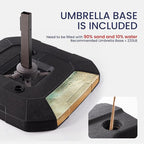 10x10 FT Cantilever Patio Umbrella with Base Included Double Top Outdoor Square Large Heavy Duty Aluminum Offset Umbrellas with 7 Level Tilt 360-degree Rotation for Pool Garden Deck,Navy