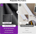 PURPLE LEAF 8 FT Outdoor Umbrella with Base Patio Cantilever Aluminum Umbrella with 3 Years Fade Resistance Recycled Fabric Offset Square with 360-degree Rotation for Deck Pool Garden, Graphite Grey