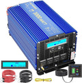 VOLTWORKS 3000W Pure Sine Wave Power Inverter 3000 Watt 12V DC to 110V 120V AC ETL Listed UL458 Compatible with Starlink & Lithium Battery for Off-Grid Solar Car RV Truck Boat with 30FT Wired Remote