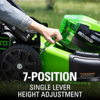 Greenworks 80V 21" Cordless Battery Push Lawn Mower,730 CFM Cordless Battery Leaf Blower,Combo Kit w/(1) 4Ah Battery & (1) 4A Rapid Charger
