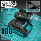 8 Inch Electric Chainsaw Cordless With Auto Oiler, Seniors Friendly Batteries Powered Hand held Chain saw Kit, Automatic Chain Tensioning & Auto Oiler For Tree Branches, Courtyard, And Garden