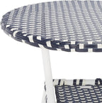 SAFAVIEH Outdoor Collection California Navy/Navy Bistro Table (Fully Assembled)
