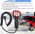 Snowplow Handheld Controller Replacement for Western 56462 | Fit for Fisher 9400 | Fit for SAM 1306902, Straight Blade Plows Controller