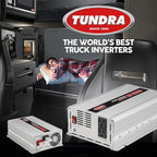 Tundra M Series - Truck Power Inverter - Modified Sine Wave 1000W / 12 Volts DC to 120 Volts AC - M1000