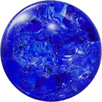 uxcell 40mm/1.6" Crystal Sphere Ball Ice Cracked Glass Solid Decorative Sphere Crystal Ball Prop Ornament for Feng Shui Divination Fortune Telling Tabletop Fountain Decoration, Dark Blue