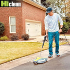 15" Pressure Washer Surface Cleaner with Wheels, 3400 Max PSI, Pressure Washer Attachment for Concrete, Driveway, Patio, and Sidewalks