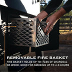 Oklahoma Joe's® Marshal Centerbox™ Smoker, Black Steel - 23202164