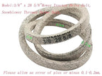 3/8" x 28 5/8" Mower Tractor Drive Belt,Snowblower Thrower Drive Belt for Craftsman MTD Two-Stage snowblowers, Replacement 754-0456 954-0456