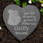 Schnauzer Memorial Stone, Schnauzer Statue, Schnauzer Memorial Plaque, Schnauzer Memorial Gifts, Schnauzer Loss Sympathy Gift, in Memory of Schnauzer