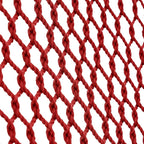 Lazy Daze Hammocks 10.5 FT Double 2 Person Caribbean Rope Hammock, Hand Woven Polyester Hammock with Spreader Bars, for Outside Outdoor Backyard Patio Poolside, 450 LBS Capacity,Red