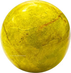 Amazing Gemstone Green Opal Crystal Ball with Stand - 2 Inches Crystal Sphere Meditation Balls for Witchcraft and Decorative Balls