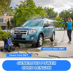 Pressure Washer -4800PSI with Anti-Tipping, 35FT Power Cord,Power Washer for Cars Fences Driveways Patios Home