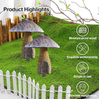 Miniature Fairy Garden Fence,DIY Wood Picket Fence Mini Ornament,Home Garden Plant Pot DIY Diorama Project (White,1.96"x 35.4")