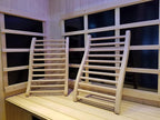 S-Shape Universal Sauna Backrest (Canadian Premium Hemlock Wood)