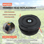 AH1531 Trimmer Head Replacement Ego String Trimmer 15-Inch(Anti-Clockwise) Models ST1534 ST1530 STA1500 MST1501 MHC1502 (AH1531 Trimmer Head（1 Pack）)