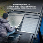 200W Solar Panel N-Type 16BB, 24V RV Solar Panel 200 Watt, 25% High Efficiency, IP67 Monocrystalline PV Module Solar Charger for Roof Boat Camping Van Trailer Cabin Off-Grid Applications