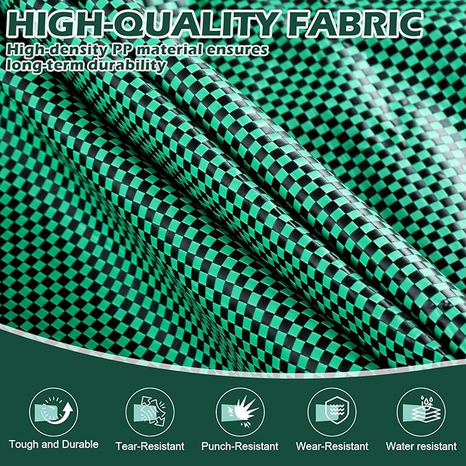106 Gallons Lawn and Leaf Bags,Reusable Yard Waste Bags with Gardening Gloves,Heavy Duty Garden Bags with 4 Handles for Lawn Care, Camping & Recycling(3 Pack）