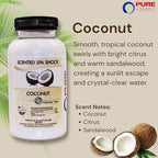 Coconut Aromatherapy Spa Shock for Hot Tubs & Spas | Non-Chlorine Oxidizing Hot Tub Shock Treatment | Compatible with Bromine Tablets & Chlorine | Neutralizes Odors & Clarifies Water (2 lbs)
