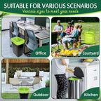 Compostable Kitchen Trash Bags 3-4 Gallon (100-Pack) - Heavy-Duty 1.1 Mil, 100% Biodegradable, ASTM D6400, BPI & OK Compost HOME Certified, Eco-Friendly, Leakproof & Odor Control