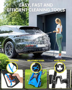 5000PSI Pressure Cleaner 4.0 GPM Adjustable Pressure,4.0 GPM Power Cleaner with Foam Cannon,4 Nozzles,33FT Hose and 500ml Soap Bottle for Home/Cars/Driveways/Patios/Fences