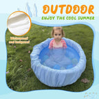 Foam Ball Pit, 35 inch x 12 Inch Soft Ball Pit for Kids, Indoor Playground Ball Pool, Outdoor Swimming Pool, Ideal Gift for Children - Balls not Included