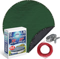 Winter Swimming Pool Cover for 33 ft Aboveground Round Pool Size, Value Plus Choice Series, Solid Material, Color - Evergreen, Pool Cover Choice 3233-4CHOICE