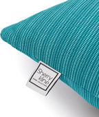 Sherry Kline Island Breeze Indoor/Outdoor Boudoir Filled Pillow, 13"x 18", Peacock 2 Count