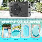 MICOE 100000 BTU Energy Efficient Electric Pool Heat Pump for Above Ground Pools Up to 36ft & 26,000 Gallons, Electric Swimming Pool Heat Pump with Large Heating Capacity