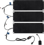 Heated Snow Melting Mat for Outdoor Stairs, Non-Slip (10in x 30in*3)