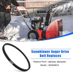 302040014 Snow Blower Auger Drive Belt Replacement for Powersmart DB7659 DB7659H Snow Thrower, Snowblower Belt Snow Thrower V Belt for Powersmart Snow Blower Replacement Parts