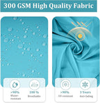 Chaise Lounge Cushions Outdoor Furniture 80 x 26 Inch Patio Lounge Chair Cushions 4'' Thick Waterproof Outdoor Chaise Cushion Weather Resistant Pool Lounger Cushion(Lake Blue)
