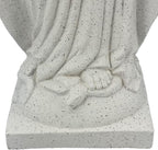 Galt International Virgin Mary Praying Blessed Mother of Grace Garden Statue Terrazo-Style 32" Religious Resin Statue Holy Queen of Heaven