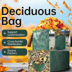 Reusable Yard Waste bags,Collapsible Leaf Bag with Gardening Gloves,Yard Debris Collapsible Bag With 4 Handles, for Leaves, Lawn Debris & Grass Clippings (14Gallon)