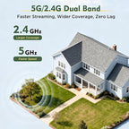 Bird Feeder with Camera, 4K UHD Video & 5G WiFi Live Stream, 32MP with AI Bird ID for 10,000+ Species, 2 Solar Powered, Birdhouse Camera for Outdoor Backyard Birdwatching Gift