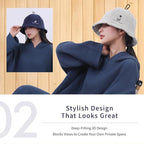 Cotton Towel Sauna Hat – Washable & Soft – Unisex Design for Men and Women