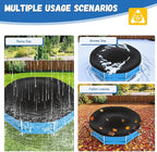 5 FT Pool Pillows for Above Ground Pools with 59 Ft Rope, 0.5mm PVC Cold-Resistant for Closing Winter, Winterize Pool Closing Kit Winter Pool Cover Pillow No Leak