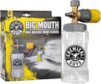 Chemical Guys Big Mouth Max Release Foam Cannon - Pressure Washer Foam Cannon for Car Wash, Home Cleaning, and Boat Wash with 34 oz Bottle