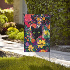 Cat Garden Flag Vertical Double Sided Outdoor Yard Flags 12.5x18 Inch Burlap Banners for House Lawn