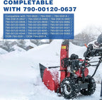 Zonon 2 Pcs 790-00120-0637 Shave Plate for Snow Throwers, Replaces 753-0625, 784-5581, 790-00120, 784-5581a and 784-5581a-0637 (24”)
