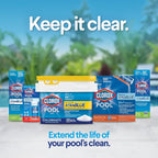 Clorox® Pool&Spa All in One XtraBlue Chlorinating Granules, Dual Action Sanitizer & Shock, Kills Bacteria (27 LB)