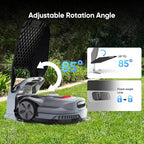 SUNSEEKER X7 Wireless Robot Lawn Mower 0.75 Acre/ 32,000Sq. Ft, with Garage, Vision AI System & RTK, Path Planning, Adaptive Floating Cut Height up to 4", for Medium to Large Yards