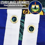 FLAGWIN Vermont Flag 3x5 FT - 3 Ply Double Sided Polyester Vermont State Flags with Brass Grommets - Vivid Color and Fade Proof State of Vermont Flag 3x5 Outdoor
