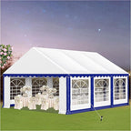 MFSTUDIO 16'x20' Party Tent, Outdoor Heavy Duty Party Tents with Removable Sidewalls, Large Canopy Tent Shelter for Outdoor Events Wedding Birthday, Blue