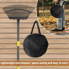 Pop Up Leaf Collector with Anchor Stakes, Collapsible Reusable Garden Waste Bag,Heavy-Duty Lawn Leaf Bag for Yard Debris, Grass, and Outdoor Cleanup,38"×24.5"×24.5",100-Gallon,Black